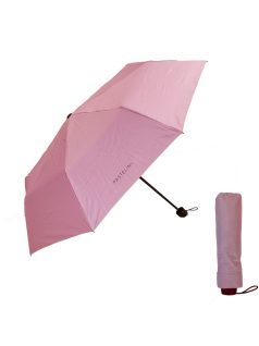   Esernyő, kicsire összecsukható, 97cm, PASTELINI, pasztell rózsaszín