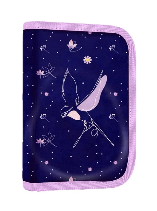 Virágok tolltartó klapnis, üres, OXY 2026