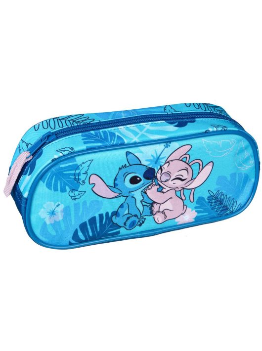 Stitch tolltartó, beledobálós, ovális, 9,5x22,5x9cm, Lilo & Stitch