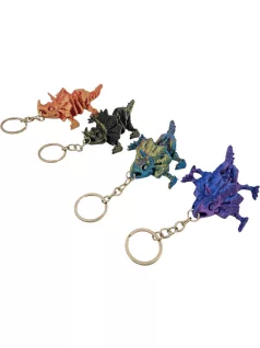   Dinoszauruszos kulcstartó figurák, kb. 10 cm, többféle színben