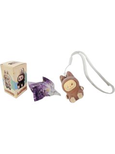   Meglepetés mini plüss plüssfigura, Labubu design, akasztóval, kb. 4x2,5cm