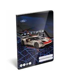   Ford Performance tűzött füzet A/5, 32 lap vonalas 1.osztály (14-32), autós