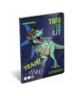 Dino Cool, Dino Roar tűzött füzet A/5, 40 lap szótár