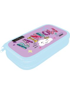   Lollipop Stay Cute tolltartó, 2 emeletes, üres, 20x13x5cm, szivárványos