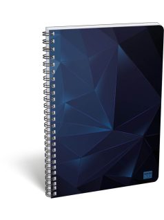   XRCise Look spirál füzet A/4, vonalas, 80 lapos, Eighteen, kék