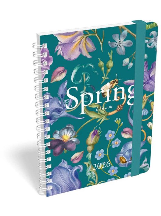 Lizzy Calendar heti tervező, B/6, spirál, 2026, Lovely