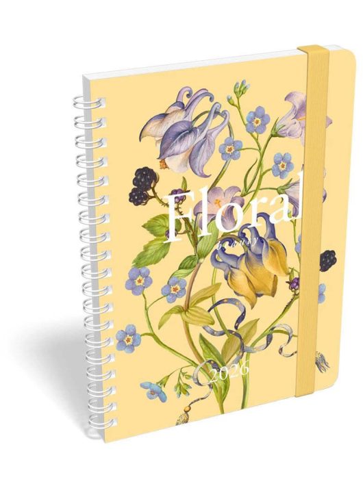 Lizzy Calendar heti tervező, B/6, spirál, 2026, Sunshine