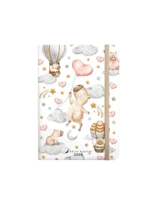 Dolce Blocco Secret Calendar, heti tervező, B6, 2026, Be Capy