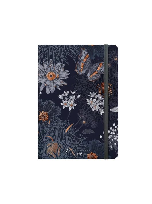 Dolce Blocco Secret Calendar, heti tervező, B6, 2026, Twilight Butterfly