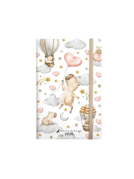 Dolce Blocco Secret Planner, heti tervező, 13x20cm, 2026, Be Capy