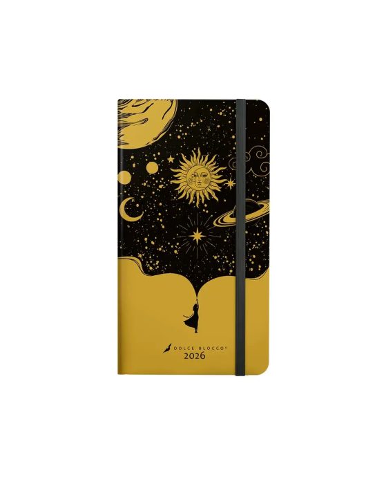 Dolce Blocco Secret Pocket Planner zsebnaptár, heti, 9,4x17cm, 2026, I Am