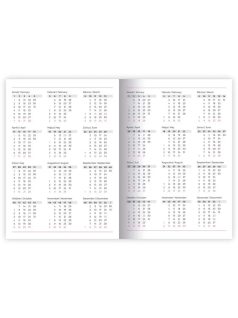   Lizzy Calendar határidőnapló, A/5, napi, szivacsos borító, 2026, For Men