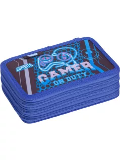   Gamer tolltartó, 3 emeletes, üres, 21x14x5cm, Lizzysuli, Esport Gamer on Duty