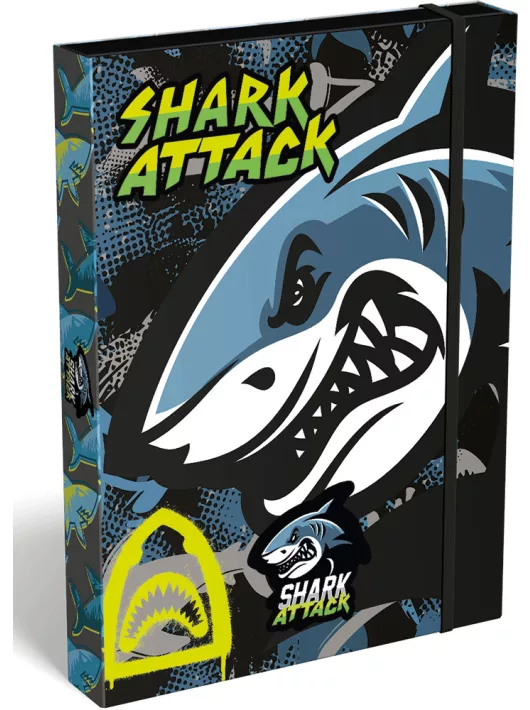 Cápás füzetbox A/5, Lizzysuli, Shark attack