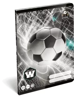   Focis tűzött füzet A/5, 32 lap sima (20-32), Lizzysuli, Top League FTW