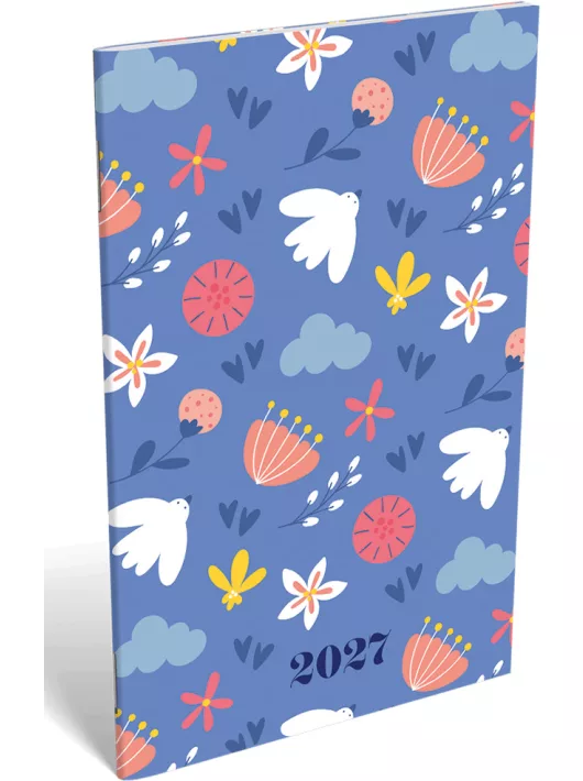 Lizzy Calendar zsebnaptár, A/6, heti, tűzött, 2027, Magnificent 