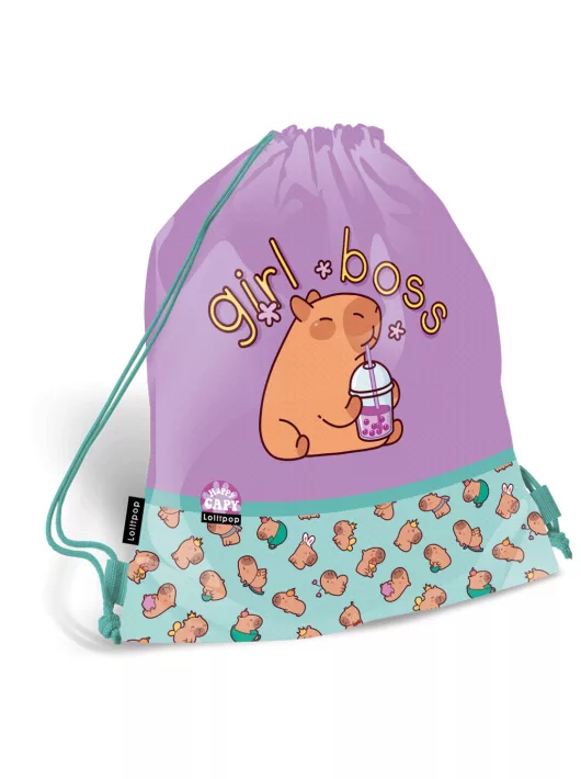 Kapibara tornazsák 33x43cm, Lizzysuli, Lollipop Capybara