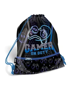 Gamer tornazsák 33x43cm, Lizzysuli, Esport Gamer on Duty