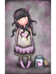   Santoro Gorjuss, üdvözlőlap, képeslap B6 19x12cm, Jar Of Hearts