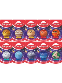   Hegyező, tartályos, 1 lyukú, Maped Planet, bolygók, többféle