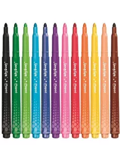   Filctoll készlet 12 db-os, 3,7 mm, kimosható, Maped Color Peps Long Life 2