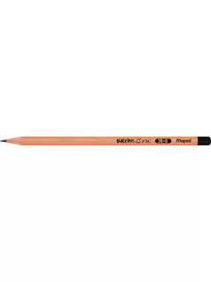 Grafitceruza, 2B, Maped Black Peps, háromszög test