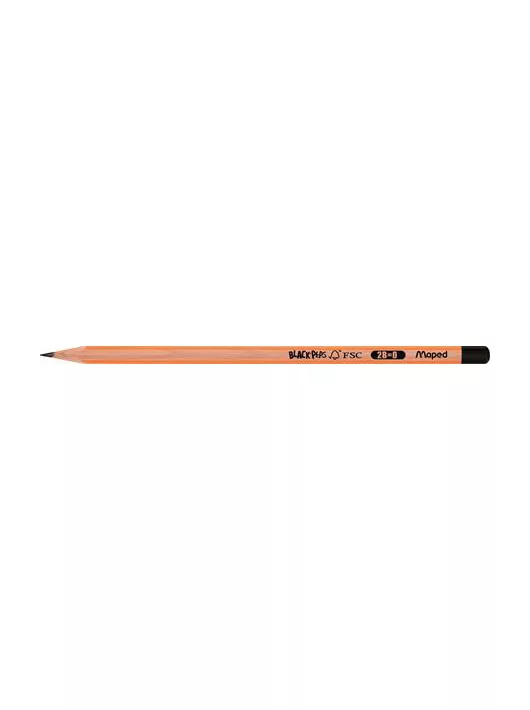 Grafitceruza, 2B, Maped Black Peps, háromszög test
