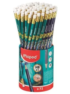   Grafitceruza HB, radírral, Maped Dragon sárkány, háromszög test, kétféle minta