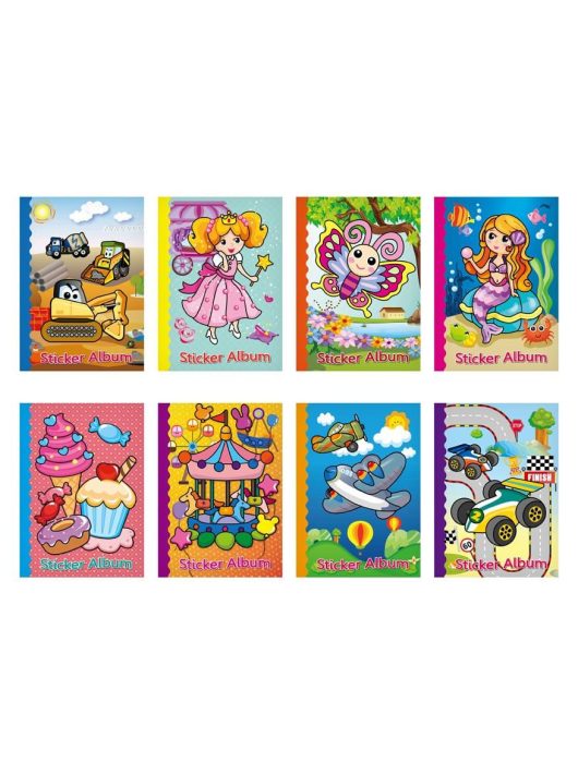 Matrica gyűjtő albumok, többféle, MFP