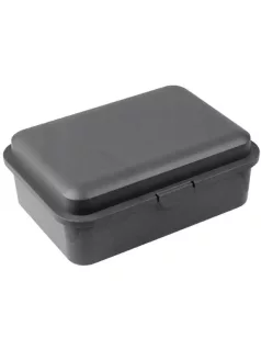   Pasztell színű uzsonnás doboz, 16x11x5,5cm, kicsi, MFP, sötétszürke
