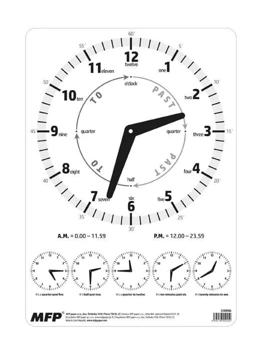 Óra, tanulást segítő, angol, MFP