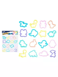 Gyurmaformázó készlet, állatok, 16 db/csomag, MFP