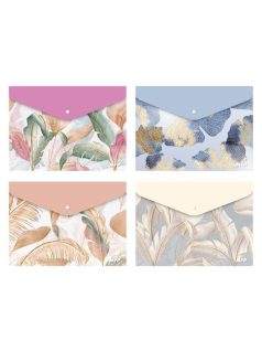   Irattartó tasak A/4, patentos, műanyag, MFP, vegyes (leveles) minták