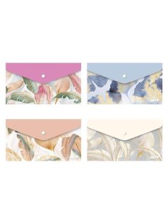   Irattartó tasak DL, patentos, műanyag, MFP, vegyes (leveles) minták