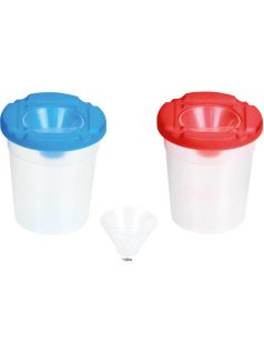 Ecsetmosó pohár, 90x80mm, MFP, többféle színben