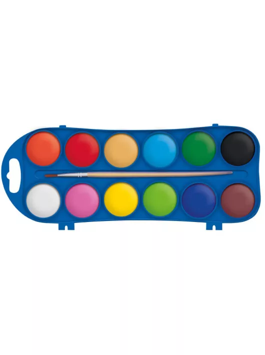 Vízfesték, 12 gombos, 27mm, MFP