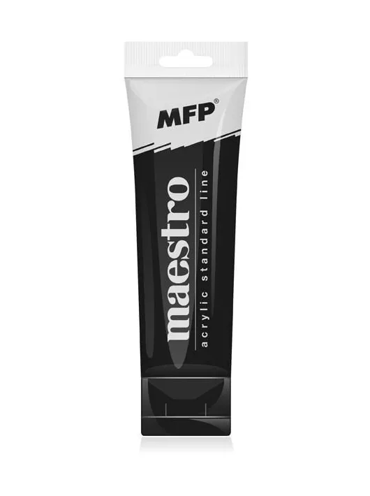 Akril festék, 75 ml, MFP, fekete