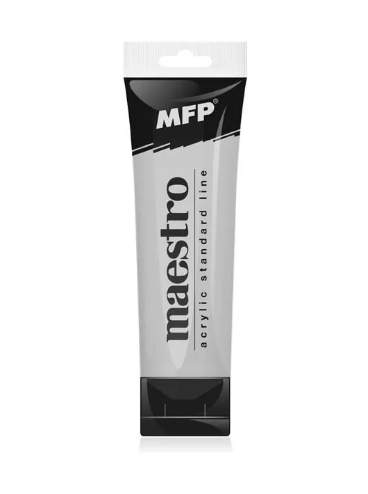 Akril festék, 75 ml, MFP, ezüst