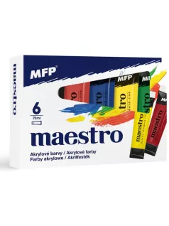 Akril festék, 6x75 ml, MFP Maestro