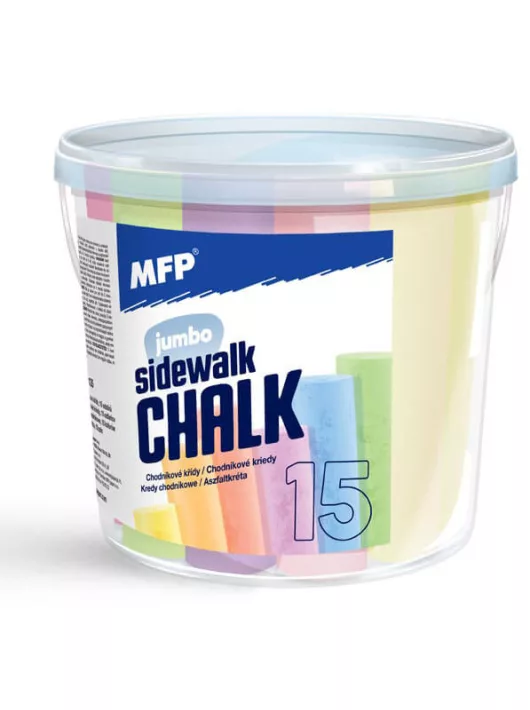 Aszfaltkréta, 15 db-os, vödrös, MFP