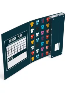 Focis füzetbox A/4, MFP, futball mezek