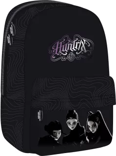   K-POP Démonvadászok hátizsák, iskolatáska, 40x29x13cm, 370g, 15l, fekete