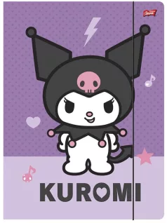 Kuromi gumis mappa A/4, lila