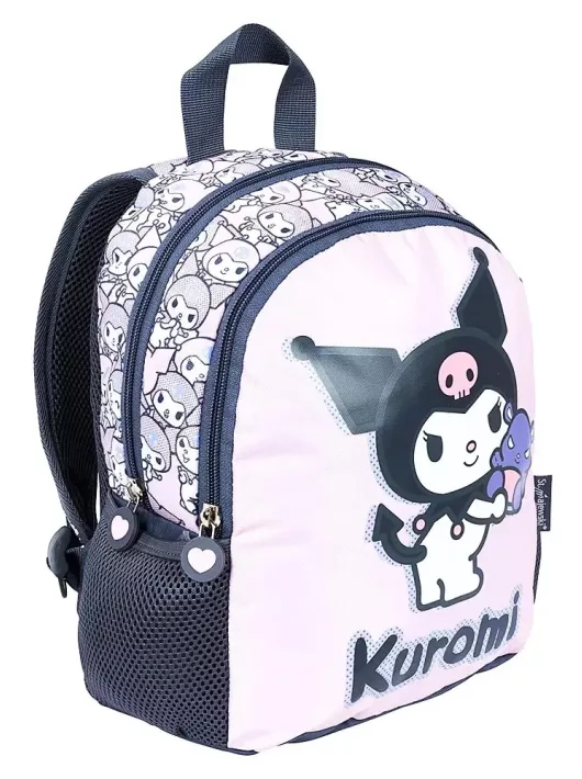 Kuromi hátizsák, ovis, 30x23x12cm, 180g, 8l, rózsaszín