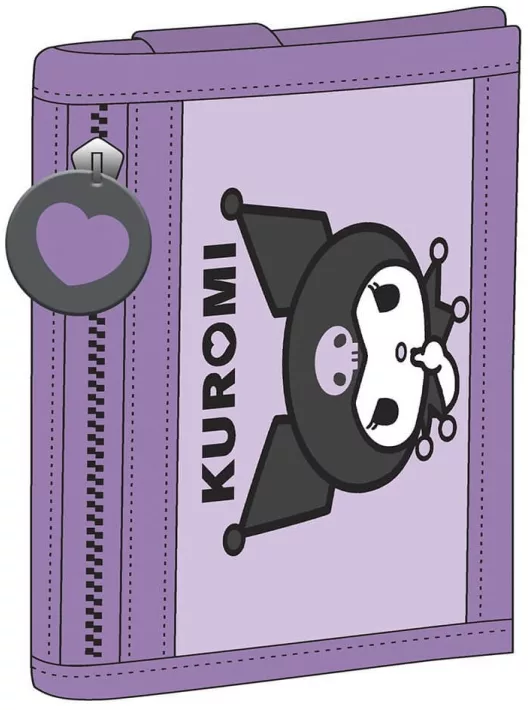 Kuromi pénztárca, lila