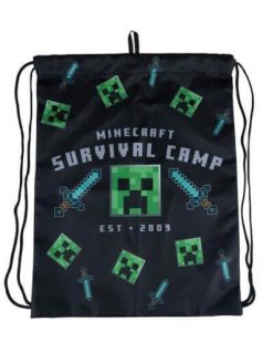 Minecraft tornazsák 44x33cm, Creeper, fekete, Astra