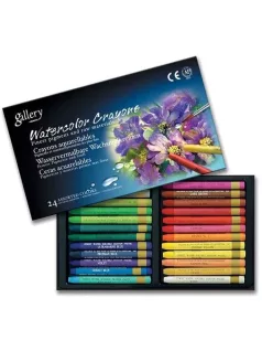   Akvarellkréta 24 db-os szett papírdobozban, Mungyo Gallery Watercolor Crayons MAC-24