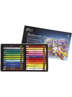   Akvarellkréta 24 db-os szett papírdobozban, Mungyo Gallery Watercolor Crayons MAC-24
