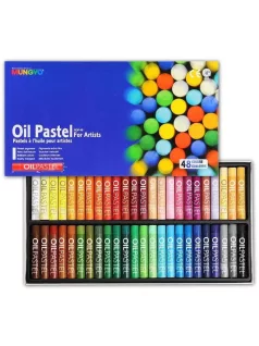   Olajpasztell kréta 48 db-os szett, Mungyo Oil Pastel for Artist MOP-48