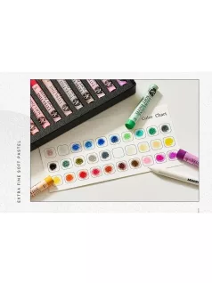   Extrafinom porpasztell kréta 30 db-os szett, Mungyo Gallery extra fine soft pastels MPA-30